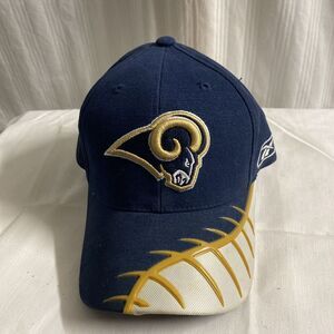 Vintage St. Louis Rams NFL Football Reebok Pro Line Authentic Adjustable‎ Hat